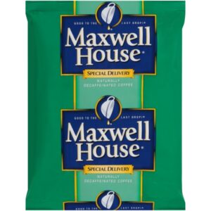 Maxwell House Special Delivery Decaffeinated Ground Coffee 1.5 oz (0.09 lbs) 42 Per Case