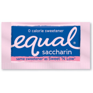 Equal Single Serve Packets Pink, 1 Gram Packet, 2000 Per Case