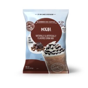 Big Train Mocha Blended Ice Coffee Mix, 3.5 Pound, 5 Per Case