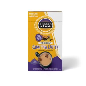 Oregon Chai The Original Chai Tea Latte Mix, 8 Count, 6 Per Case