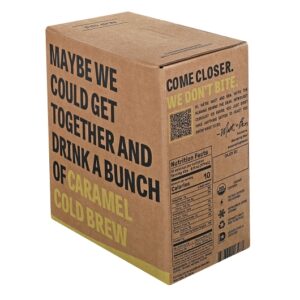 Wandering Bear Coffee Cold Brew Caramel, 96 Fluid Ounce, 3 Per Pack, 3 Per Case
