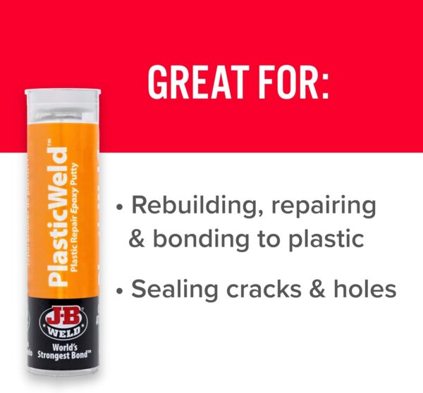 JB WELD 8237UK JB8237 Plastic Weld Fast-Setting Off White Multi Purpose - Image 3