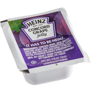 Heinz Single Serve Jelly Grape, .5 Ounce Cup, 200 per Case
