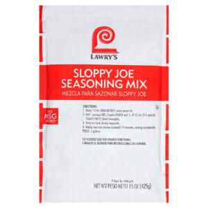 Lawrys Sloppy Joe Seasoning Mix, 15 Ounces, 6 Per Case