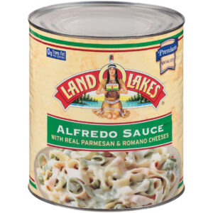 Land O Lakes Alfredo Sauce with real Parmesan & Romano Cheeses, 10 Cans, 6 Per Case