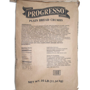 General Mills Progresso Bulk Plain Bread Crumbs, 25 Pound per Pack, 1 Per case