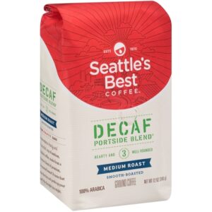 Seattles Best Decaf Portside Blend Ground Coffee 12 oz (0.75 lbs) 6 Per Case