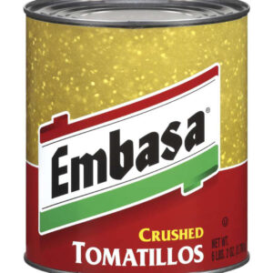 Embasa Crushed Tomatillos #10, 98 Ounce, Pack of 6 Cans