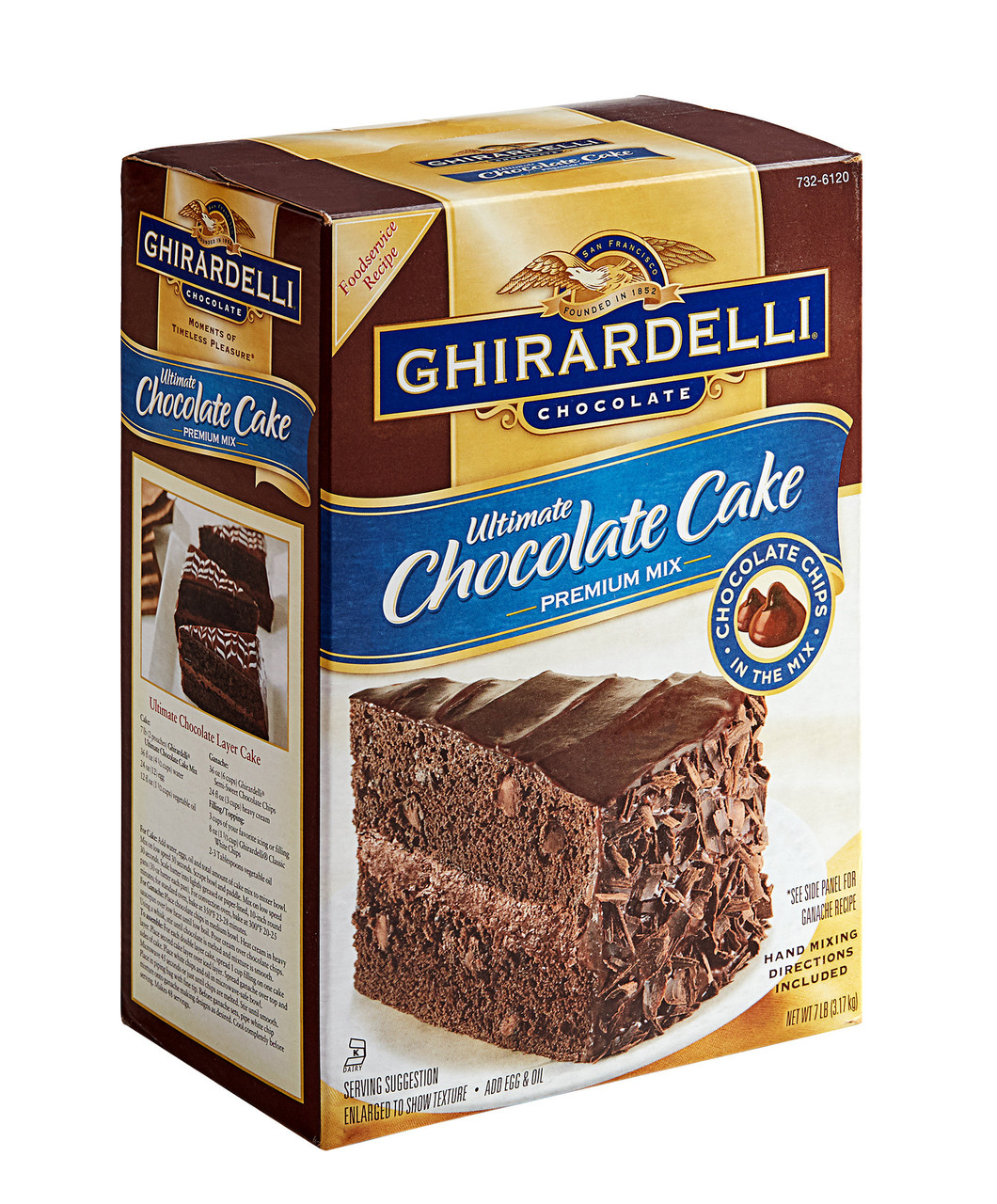 Ghirardelli Ultimate Chocolate Cake Mix, 7 Pound, Pack of 4
