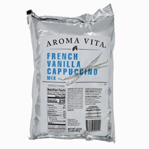 Aroma Vita French Vanilla Cappuccino 6 Count, 2 Pound, 6 Per Case