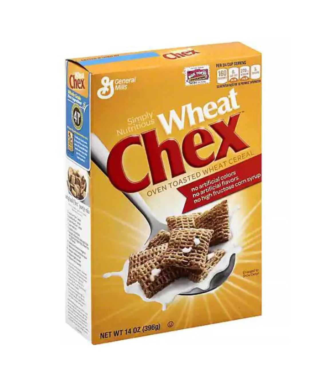 Wheat Chex Cereal, 14 Ounces per Box, 10 per Case