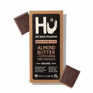 Hu Almond Butter & Puffed Quinoa Dark Chocolate Bar, 2.1 Oz, 24 Per Pack