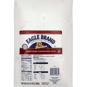 Eagle Brand Sweetened Condensed Milk, 140 Ounce Pouch, 3 per Case
