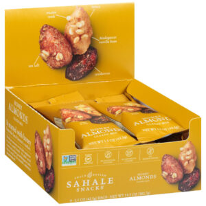 Sahale Snacks Honey Almonds Glazed Mix, 1.5 Ounce, 9 per Pack, 12 Packs per Case