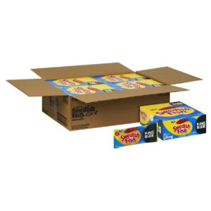 Swedish Fish Soft Candy Berry King Size, Fat Free, 3.4 Ounce - 144 per Case