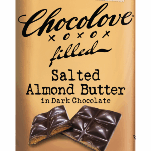 Chocolove Filled Salted Almond Butter in Dark Chocolate (master case), 3.2 Ounce, Case of 12