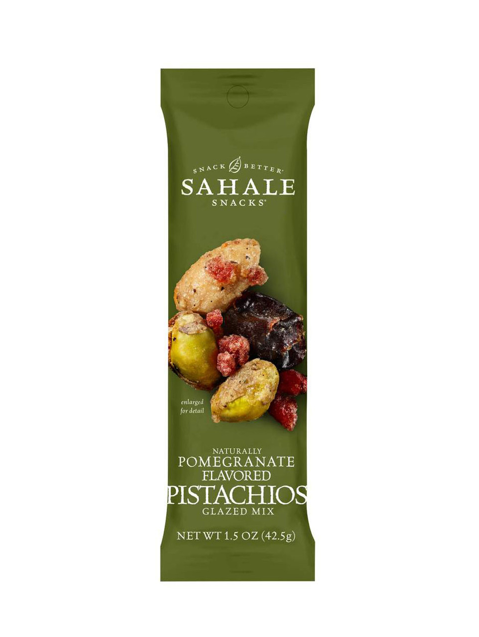 Sahale Naturally Pomegranate Flavored Pistachios Glazed Mix, 1.5 Ounce, Pack of 9
