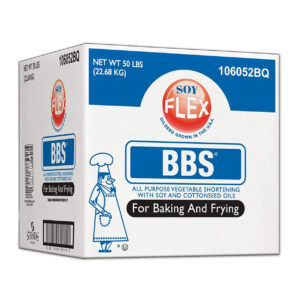 BBS Soy Flex All Purpose Vegetable Shortening, 50 Pounds, 1 per Case