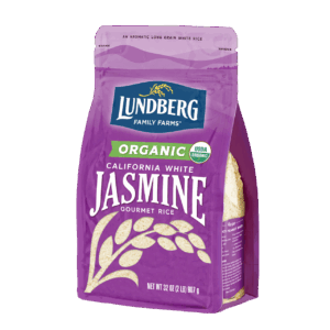 Lundberg Family Farms Organic White Jasmine Gourmet Rice - California White, 25 Pound