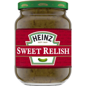 Heinz Sweet Green Relish Jar, 10 Fluid Ounce, 12 Per Case