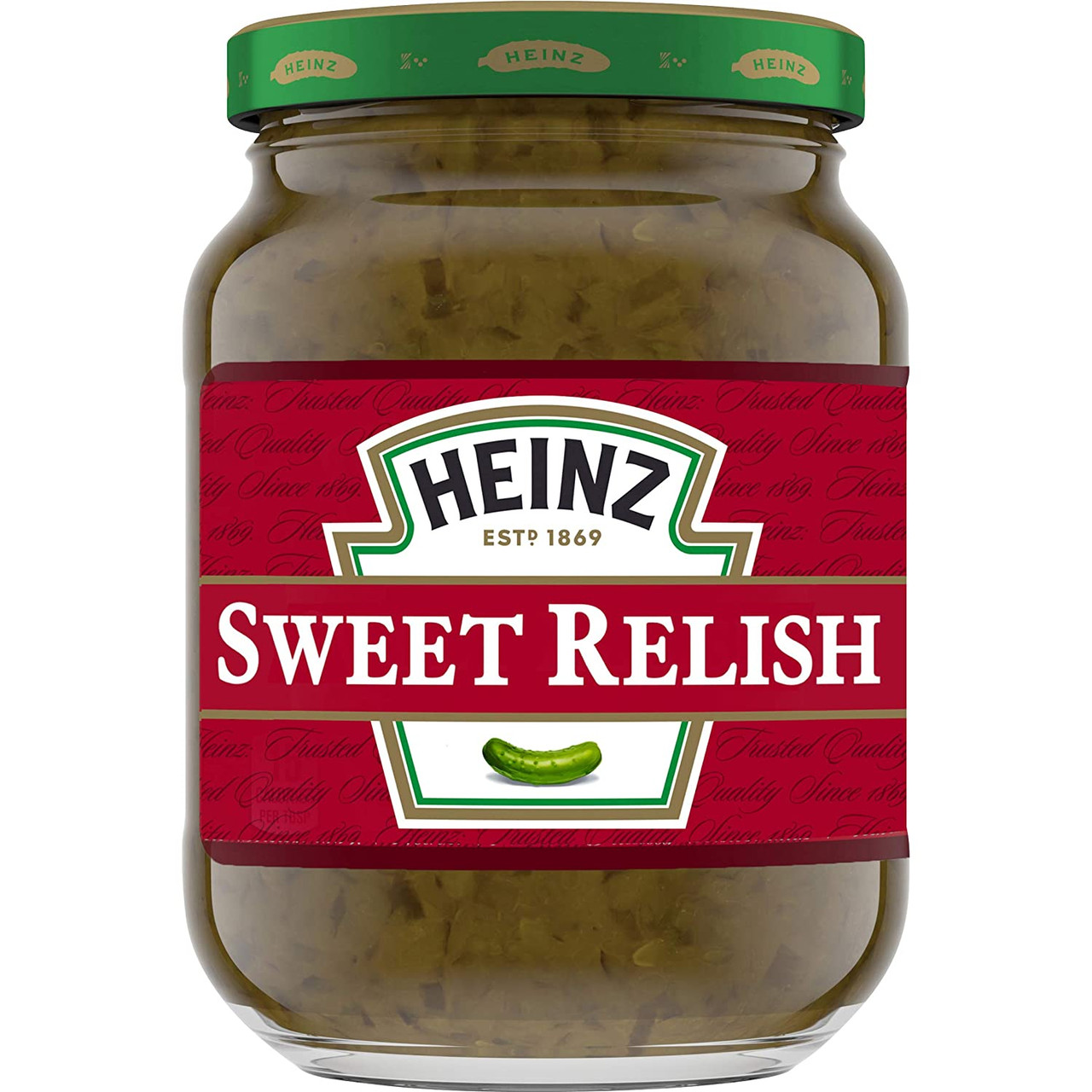 Heinz Sweet Green Relish Jar, 10 Fluid Ounce, 12 Per Case
