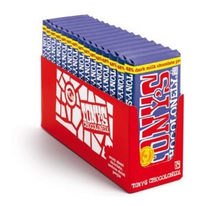 Tony s Chocolonely 42% Dark Milk Chocolate Pretzel and Toffee, 6.35 Oz (Pack of 15)