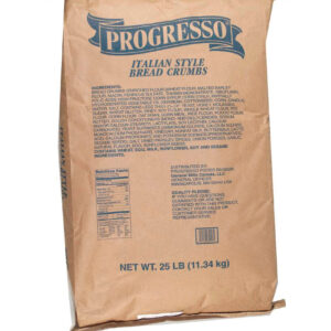 Progresso Italian Style Bread Crumbs Bag, 25 Pound, 1 per Case