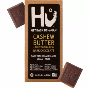 Hu Kitchen Cashew Butter & Vanilla Bean Dark Chocolate Bar 2.1 Oz (Pack of 24)