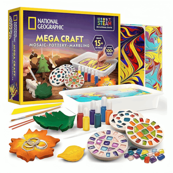 NATIONAL GEOGRAPHIC Mega Arts and Crafts Kit for Kids