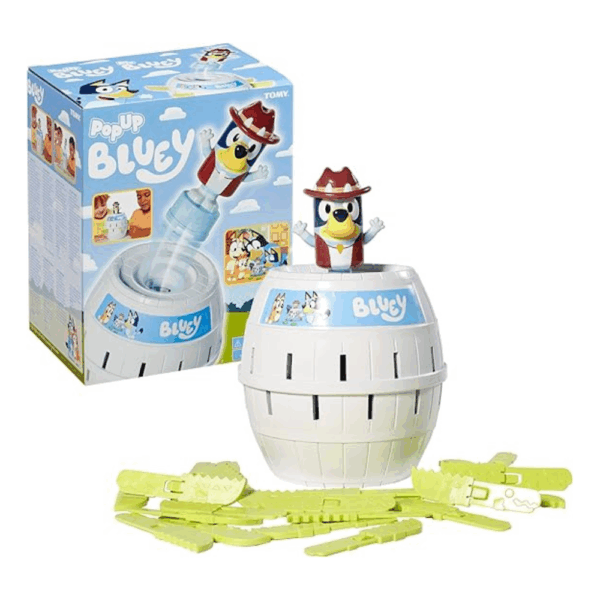 TOMY Games Pop Up Bluey Kids Game