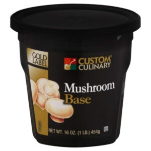 Gold Label No Msg Added Mushroom Vegan Base Paste, 1 Pound Tub, 6 per Case