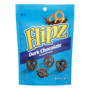 Flipz Dark Chocolate Pretzel, 4 Ounce, Pack of 6
