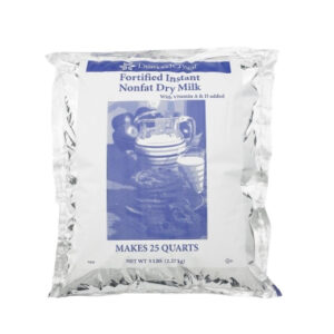 Chefs Companion Nonfat Dry Milk Instant Fortified Low Heat, 5 Pounds, 6/Case