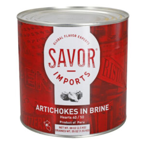 Savor Imports Artichoke Hearts in Brine 30/40, 3 Kilogram (6 per Carton)