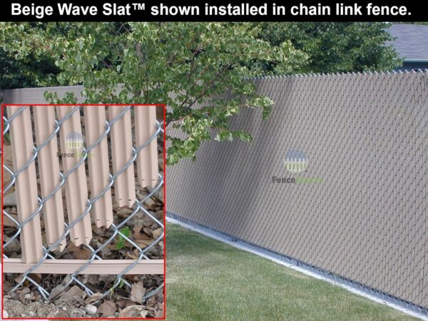 FenceSource Wave Slat (9 Colors) Single Wall Bottom Locking Privacy - Image 3
