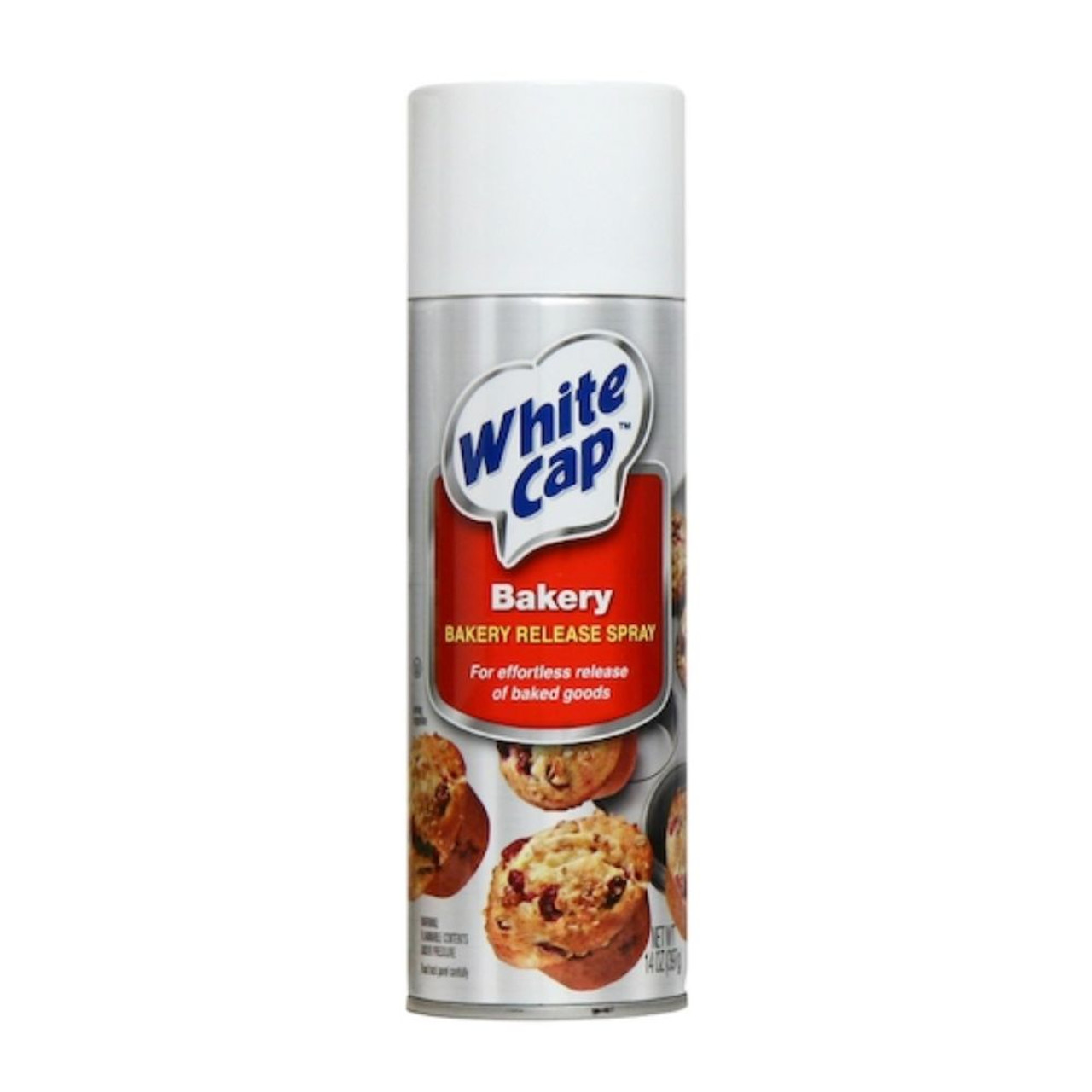 White Cap Baking Release Spray, 14 Ounce, 6 per Case
