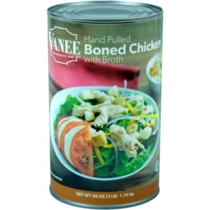 Vanee Boned Chicen with Broth, 48 Ounce Cans, 12 per Case