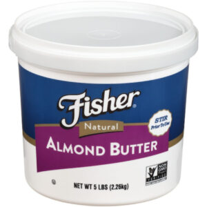 Fisher Natural Almond Butter, 80 Ounce  (2 per Case)