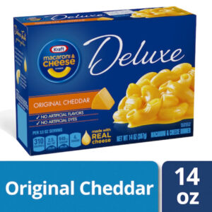 Kraft Entree Deluxe Macaroni & Cheese Dinner, 14 Ounce Box, 24 per Case