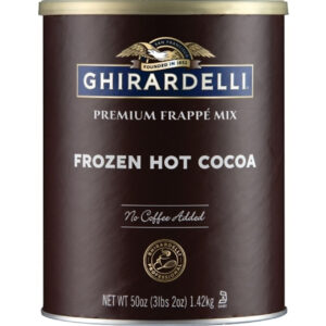 Ghirardelli Frozen Hot Cocoa Frappe, 3.12 Pound Can - 6 per Case