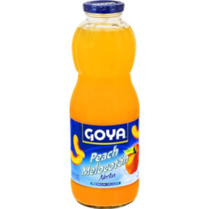 Goya Peach Melocoton Nectar, 33.8 Ounce, 12 Bottles per Case