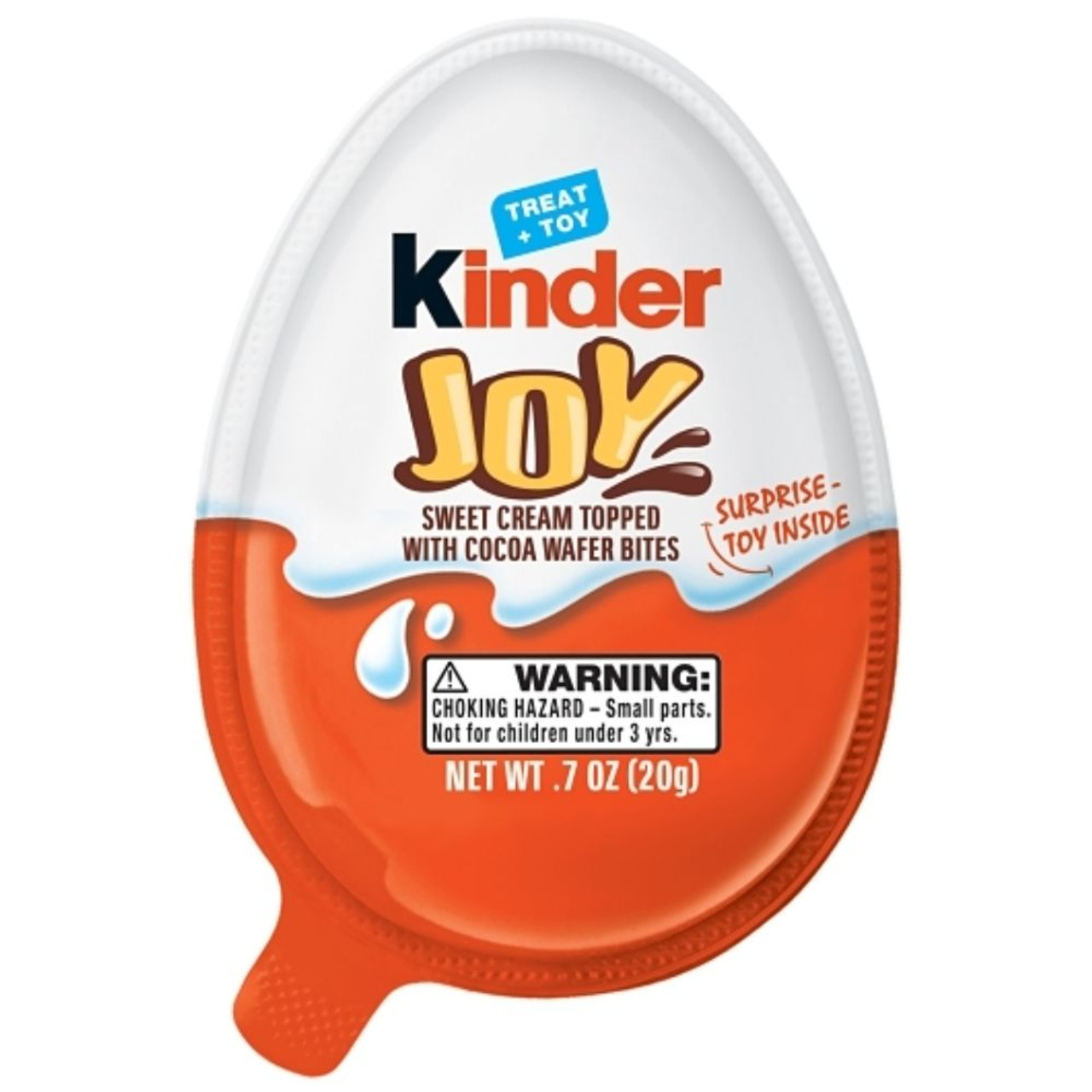 Kinder Joy Cream With Cocoa Wafer Bites, .7 Oz (Pack of 60)
