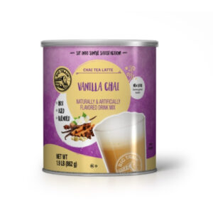Big Train Vanilla Chai Tea Latte Drink Mix 1.9 Pounds (Pack of 6)