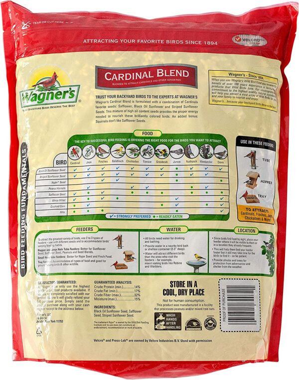 Wagner's 62032 Cardinal Blend Wild Bird Food - Image 2