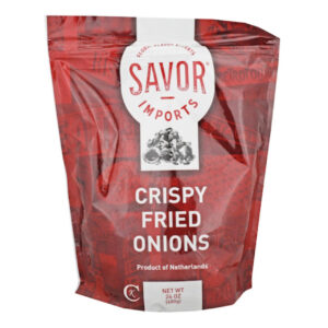 Savor Imports Crispy Fried Onions, 24 Oz (Pack of 6)