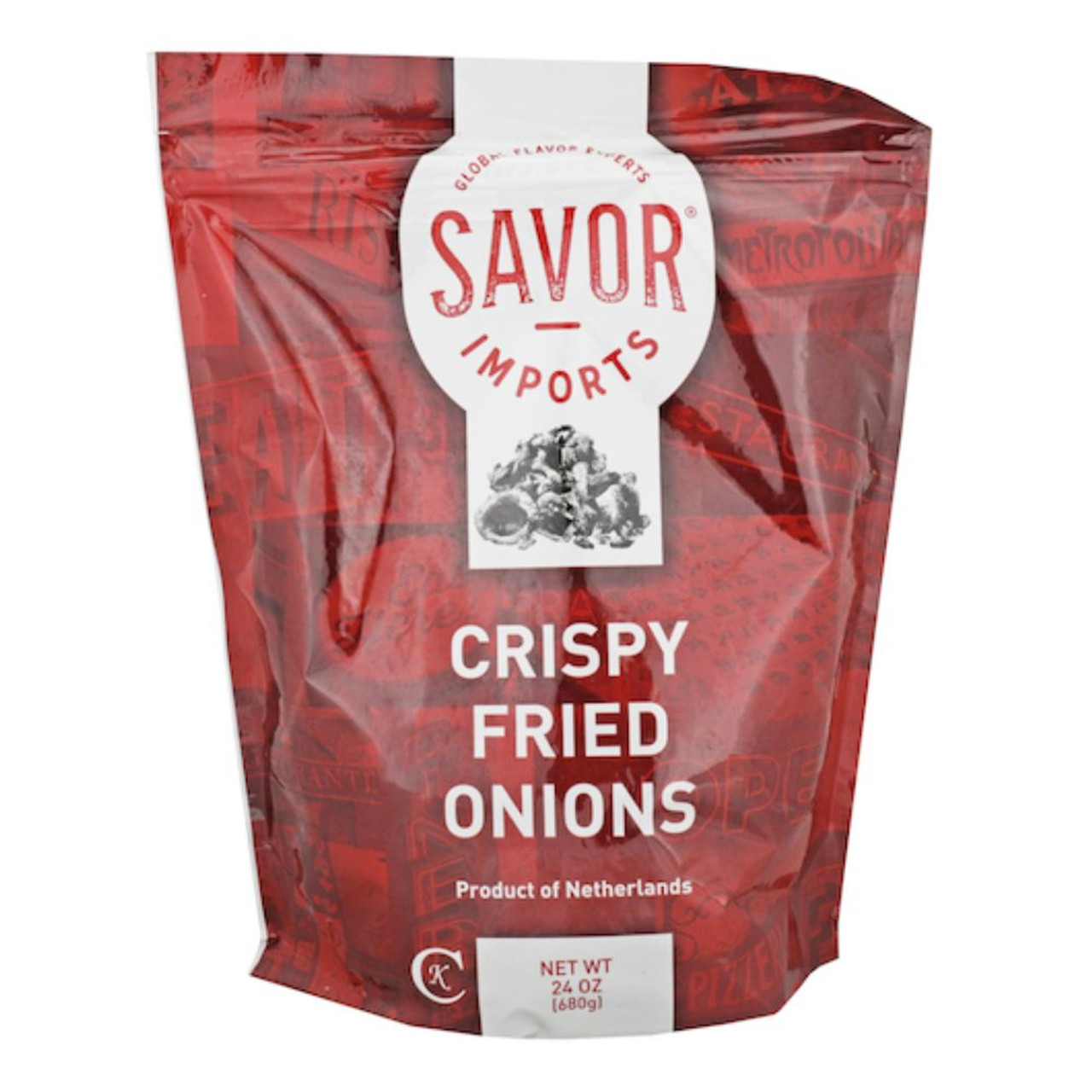 Savor Imports Crispy Fried Onions, 24 Oz (Pack of 6)