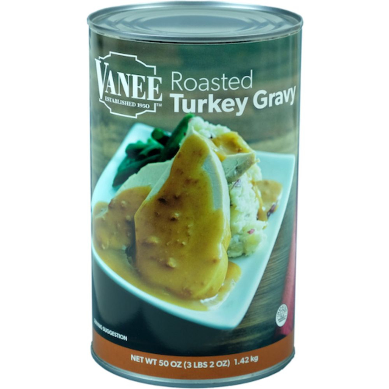 Vanee Roasted Turkey Gravy, 50 Ounce Can, 12 per Case