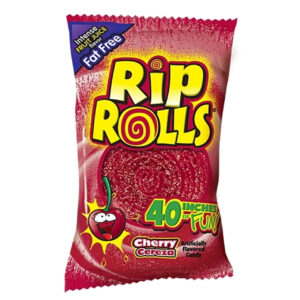 Rip Rolls Cherry Display Carton, 1.4 Ounces, 288 Per Case
