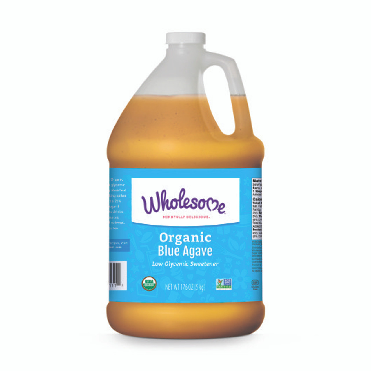 Wholesome Sweetener Organic Agave Blue Syrup Bulk, 176 Ounce, 2 Per Case