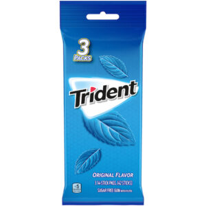Trident Original Sugar Free Gum, 42 Count, 20 Per Case